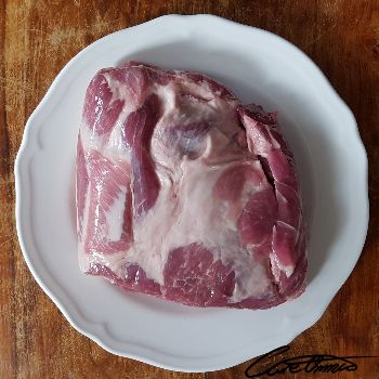 Image of Raw Fresh Pork Sirloin Chops Or Roasts (Boneless, Loin, Meat & Fat)