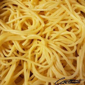 Image of Cooked Spaghetti (Unspecified If Cooking Fat Added)