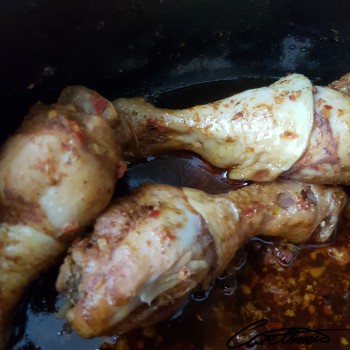Image of Baked Or Fried Chicken Drumsticks (Coated, Made With Shortening, Prepared With Skin, Skin/Coating Not Eaten)
