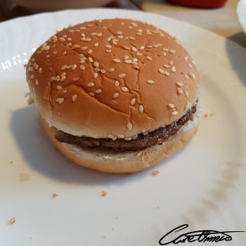 Image of Hamburger (Plain, On Bun) that contains folate, food