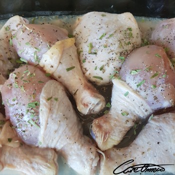 Image of Raw Chicken Drumsticks (With Added Solution, Dark Meat, Meat & Skin)