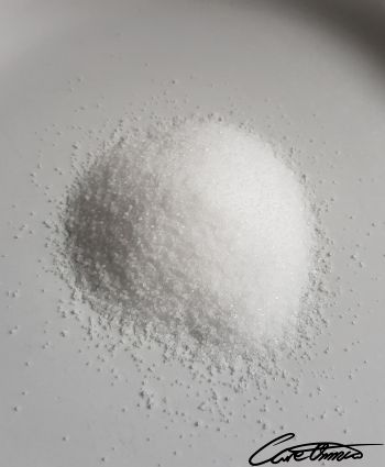 Table salt on a plate
