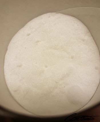 Baking powder in a jar