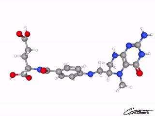 A three-dimensional representation of Levomefolic acid