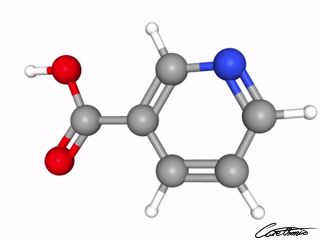 A three-dimensional representation of Niacin