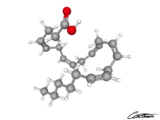 A three-dimensional representation of Osbond acid (22:5 c)