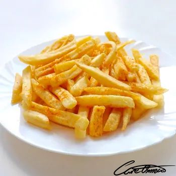 French fries, oven baked fries, French fried potato, oven fried potato