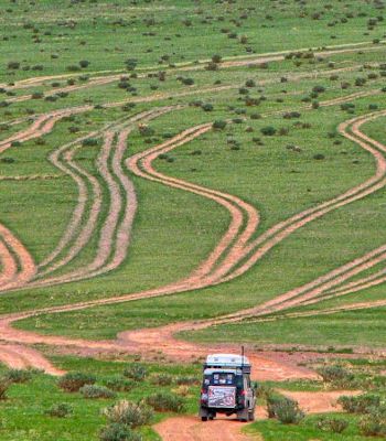 A vehicle approaching a decision. Which road to take?