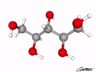 A three-dimensional representation of Xylitol